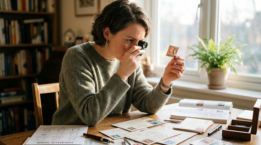 How to Spot Counterfeit Stamps Before You Buy editorial image