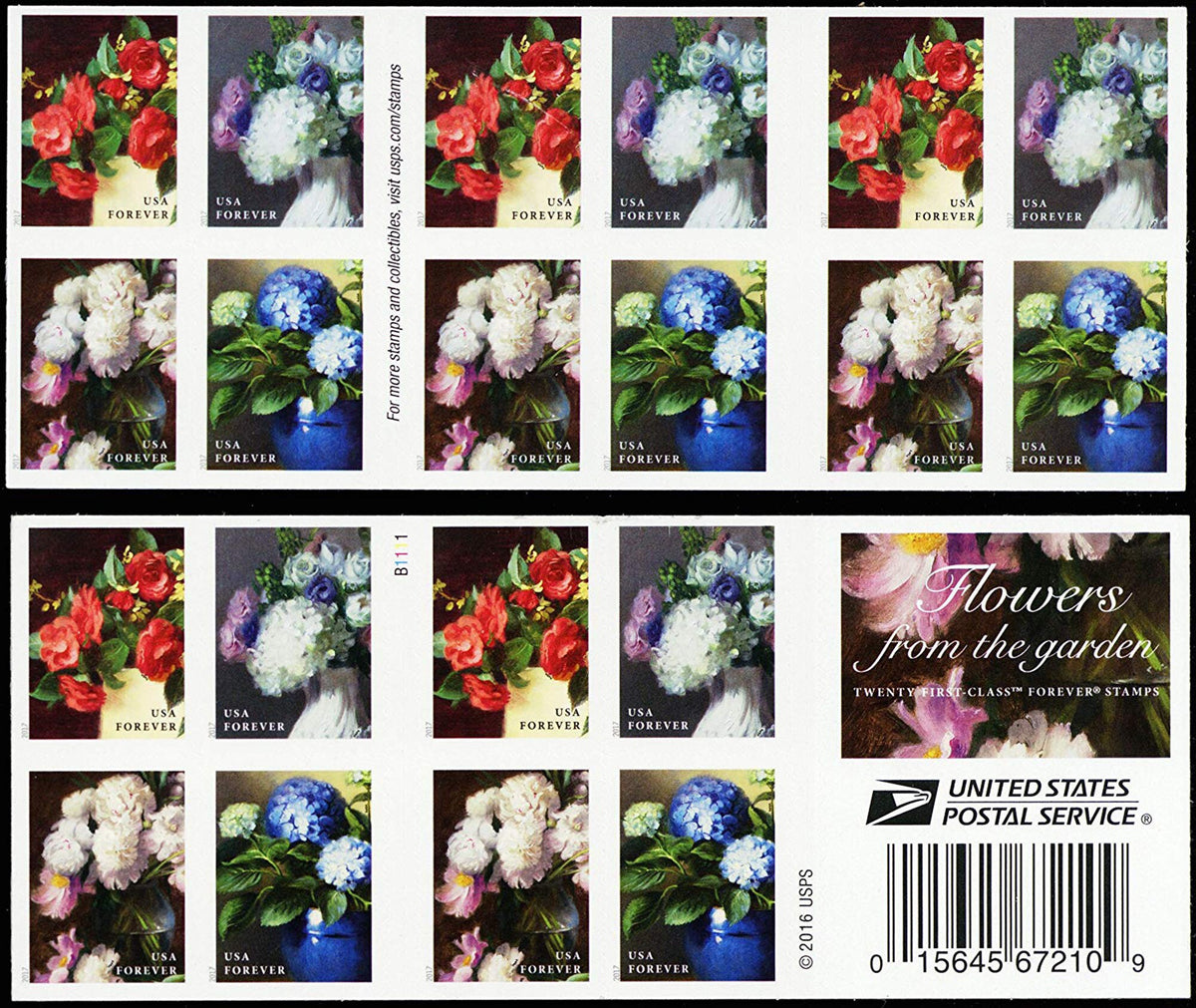 Flowers From the Garden Forever Stamps | Genuine USPS – Mailboxes of ...