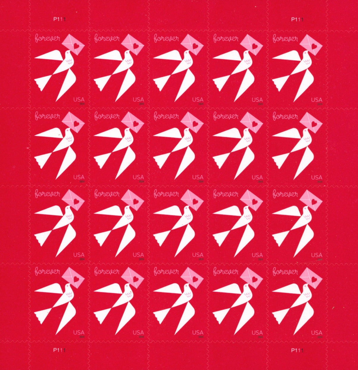 2024 Love Forever Postage Stamps