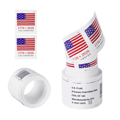 2026 US Flags Rolls / Booklets / Sheets Forever First Class Postage Stamps USPS