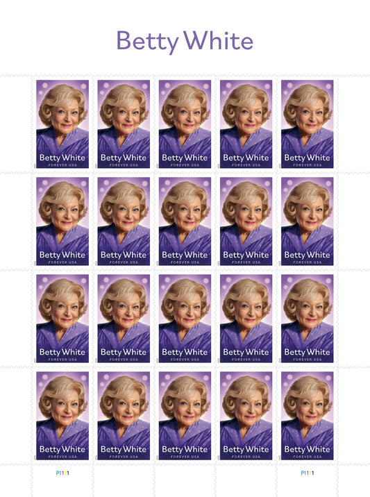 Betty White Forever First Class Postage Stamps