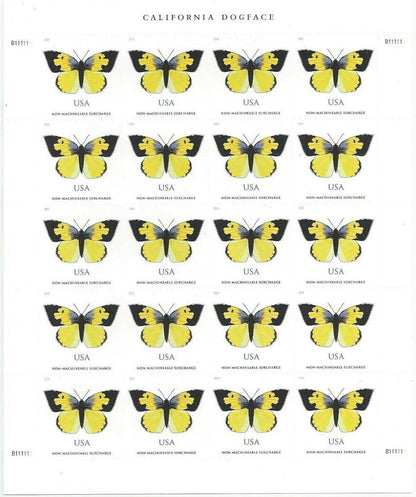 California Dogface Butterfly Forever First Class Postage Stamps - Mailboxes of Flushing