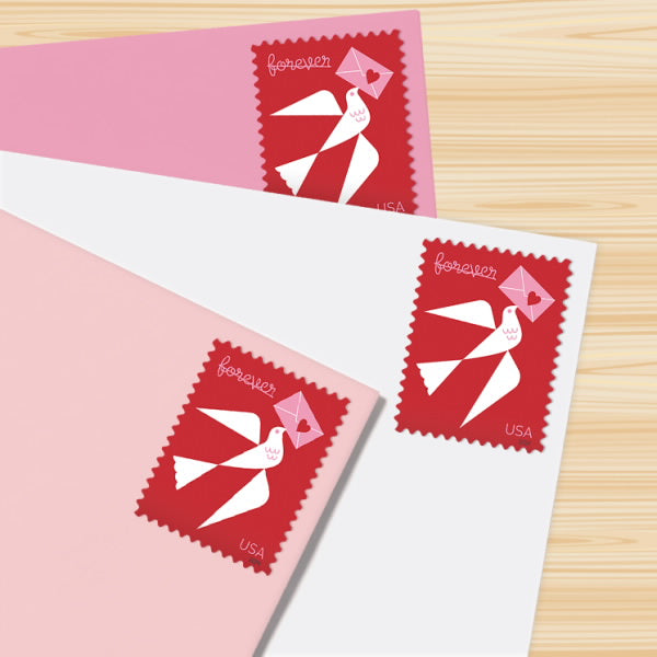 2024 USPS Love Forever Postage Stamps - Mailboxes of Flushing