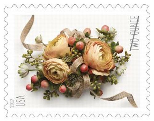 Celebration Corsage Two Ounce Forever First Class Postage Stamps - Mailboxes of Flushing